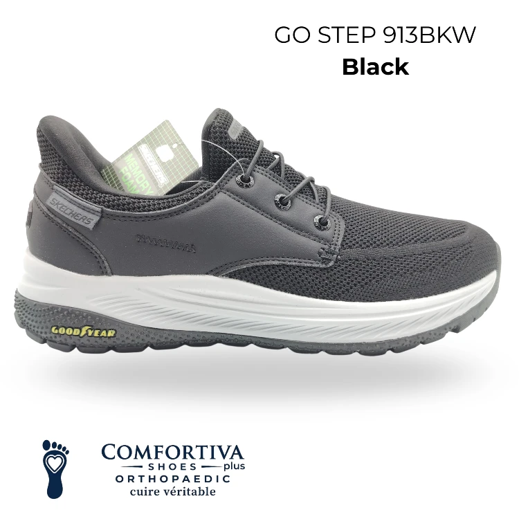 GO STEP 913BKW  Black - Image 1