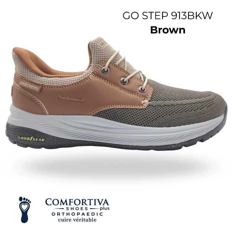 GO STEP 913BKW  Brown - Image 1
